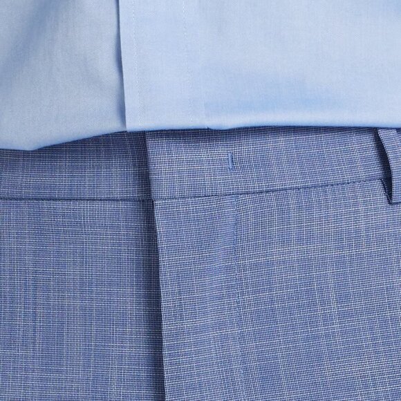 NEW 38 X 30 Jos. A. Bank Tailored Fit Comfort Stretch Dress Pants Blue - Picture 2 of 2